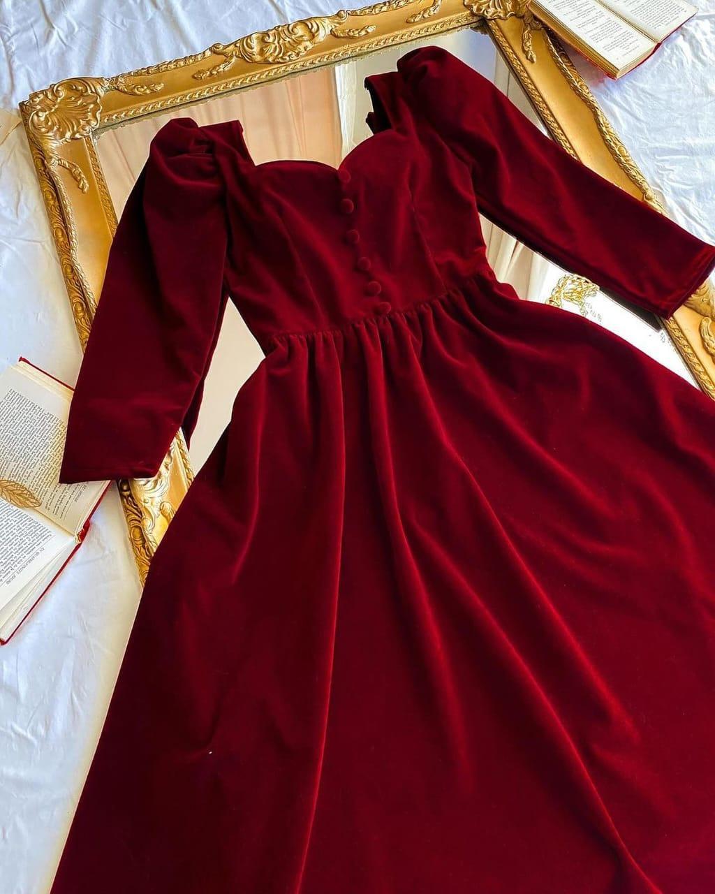 Luxurious Velvet Maxi Frock