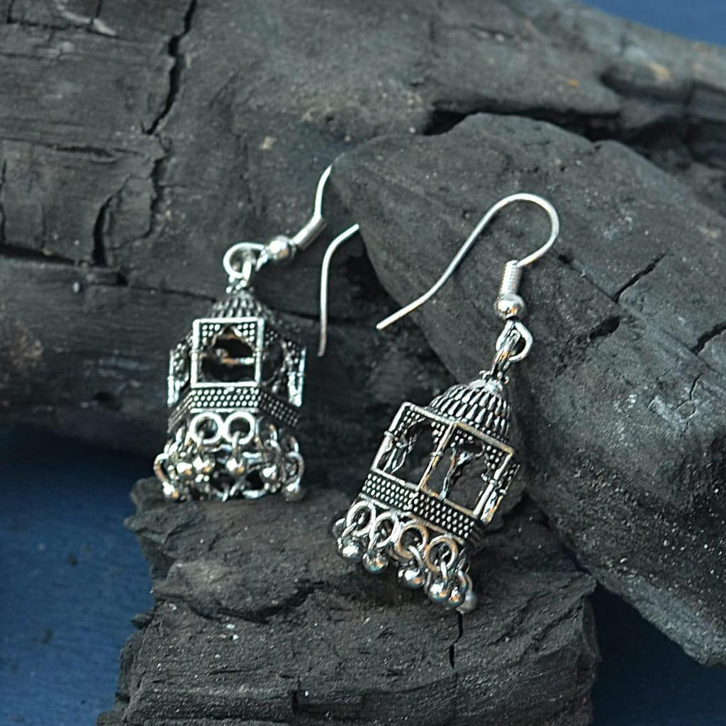 Silver Plated Jhumka