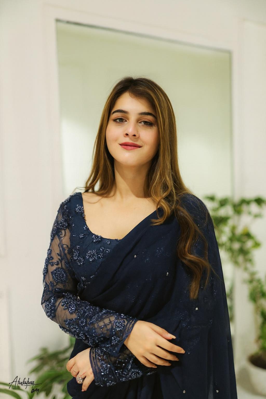 Chiffon Hand Embroidered Stitched Saree