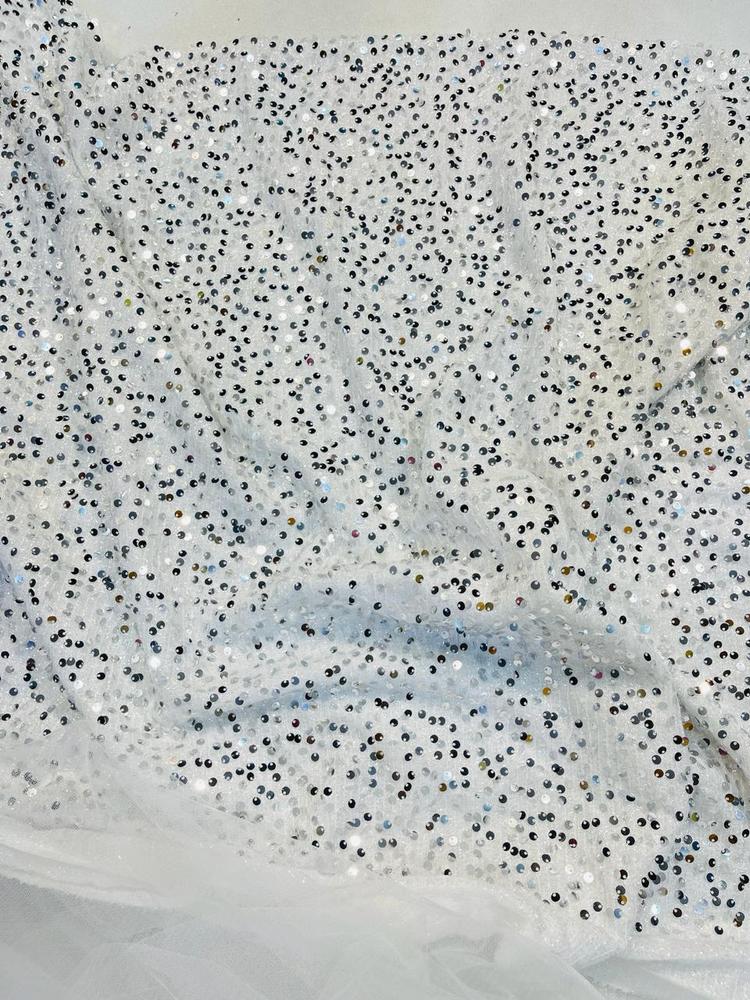 Net Shimmer Unstitched Saree