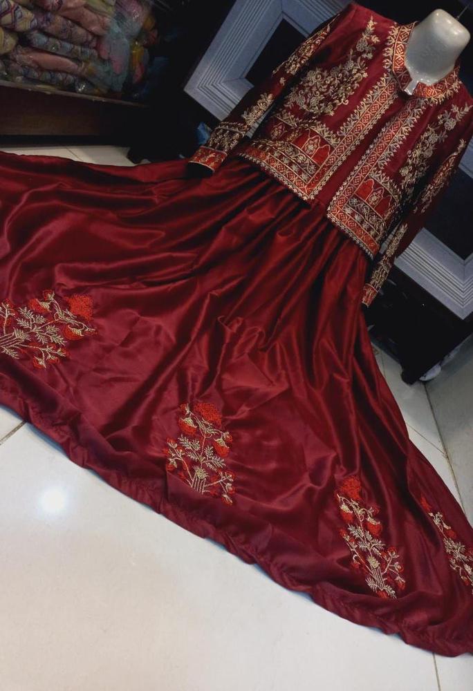 Kattan silk Maxi with jacket (3p)