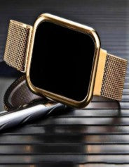 Touch LED Magnet Watch Fashion