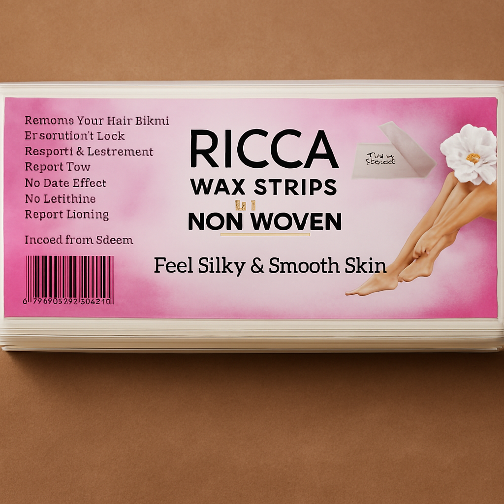 RICCA High-Quality Cotton & Non-Woven Wax Strips