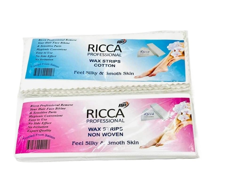 RICCA High-Quality Cotton & Non-Woven Wax Strips