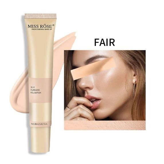 Miss Rose 3 PC Regular Deal Silk Foundation Concealer & Blender