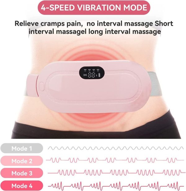 Heating Pad Women Period Pain Cramp Relief Belt