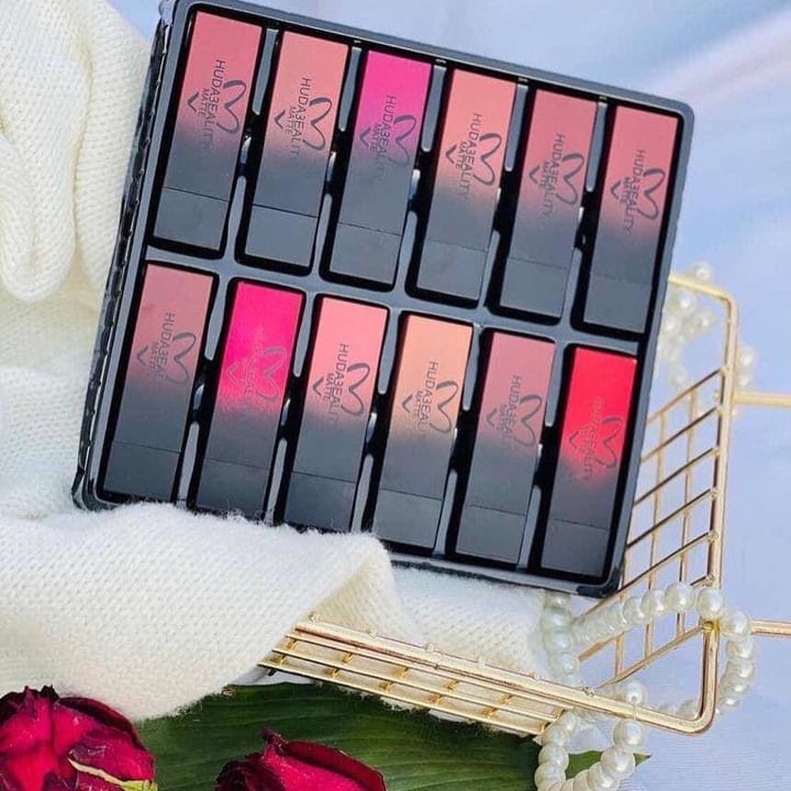 Huda beauty matte LIpstick (Pack of 12)