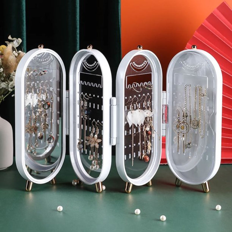 Dustproof Folding Jewelry Storage Box