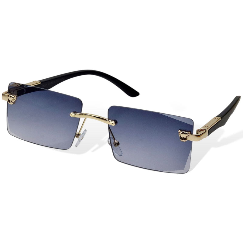Rimless Polarized Scratch-Resistant Sunglasses