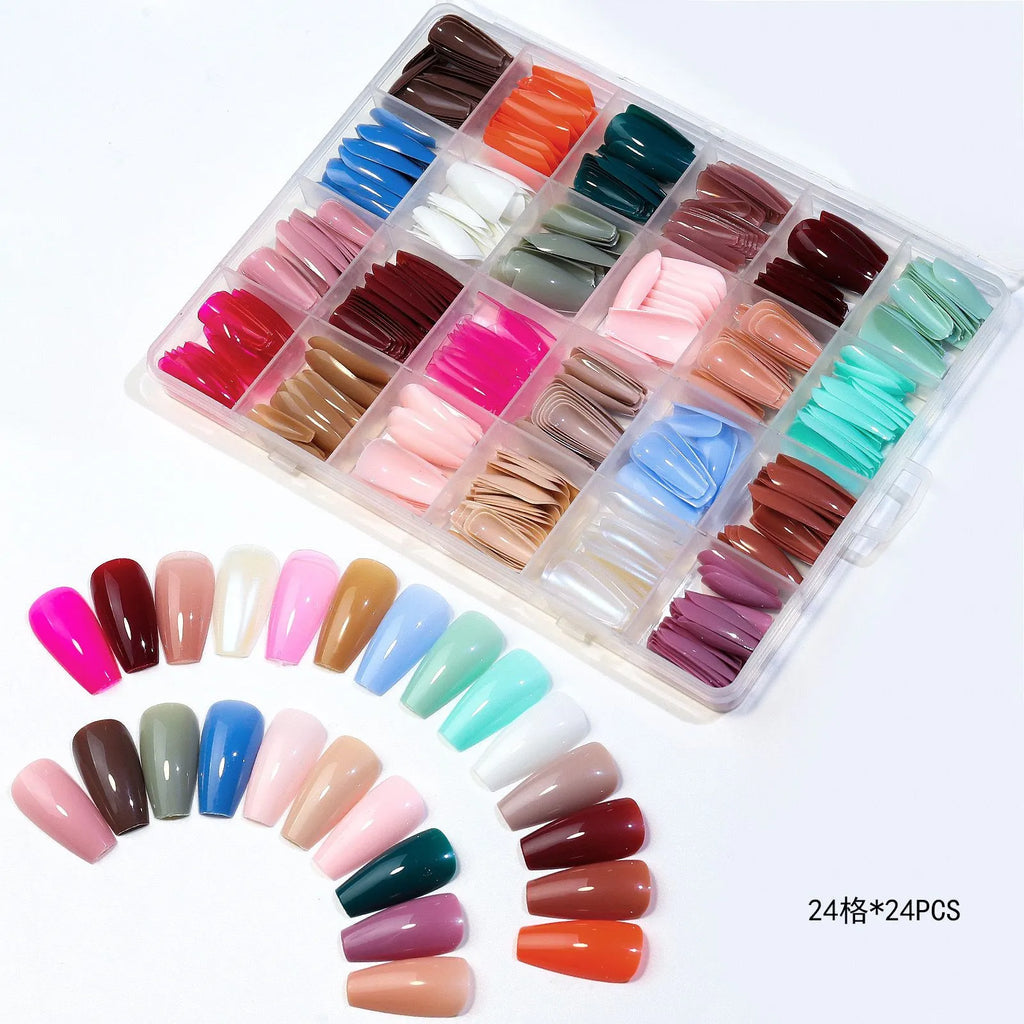 Colorful nails box
