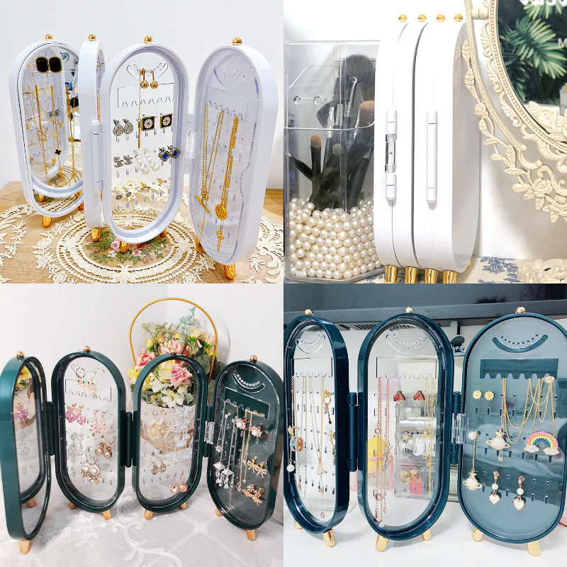 Dustproof Folding Jewelry Storage Box