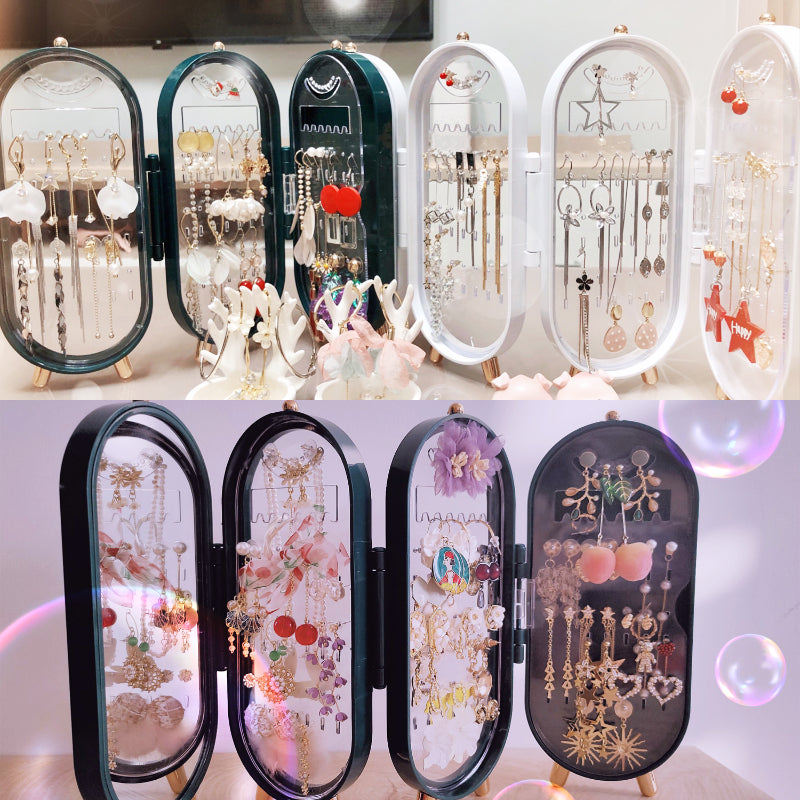 Dustproof Folding Jewelry Storage Box