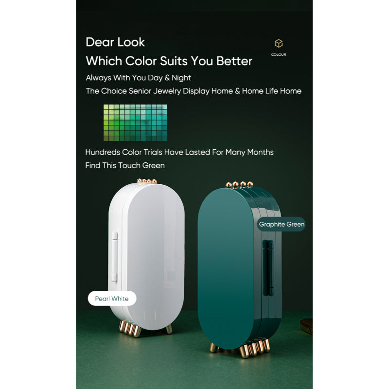 Dustproof Folding Jewelry Storage Box