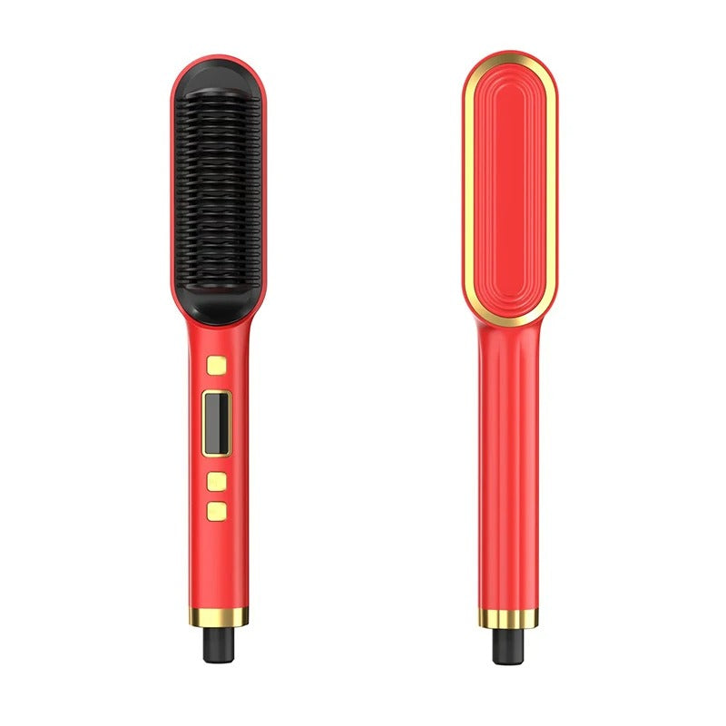 Hair straightener comb