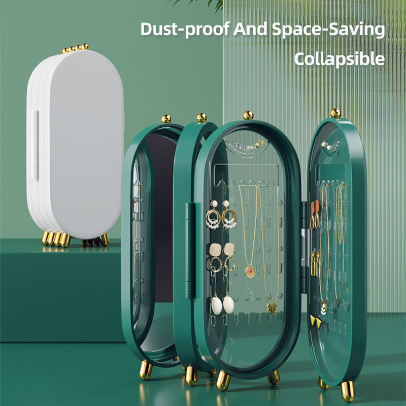 Dustproof Folding Jewelry Storage Box