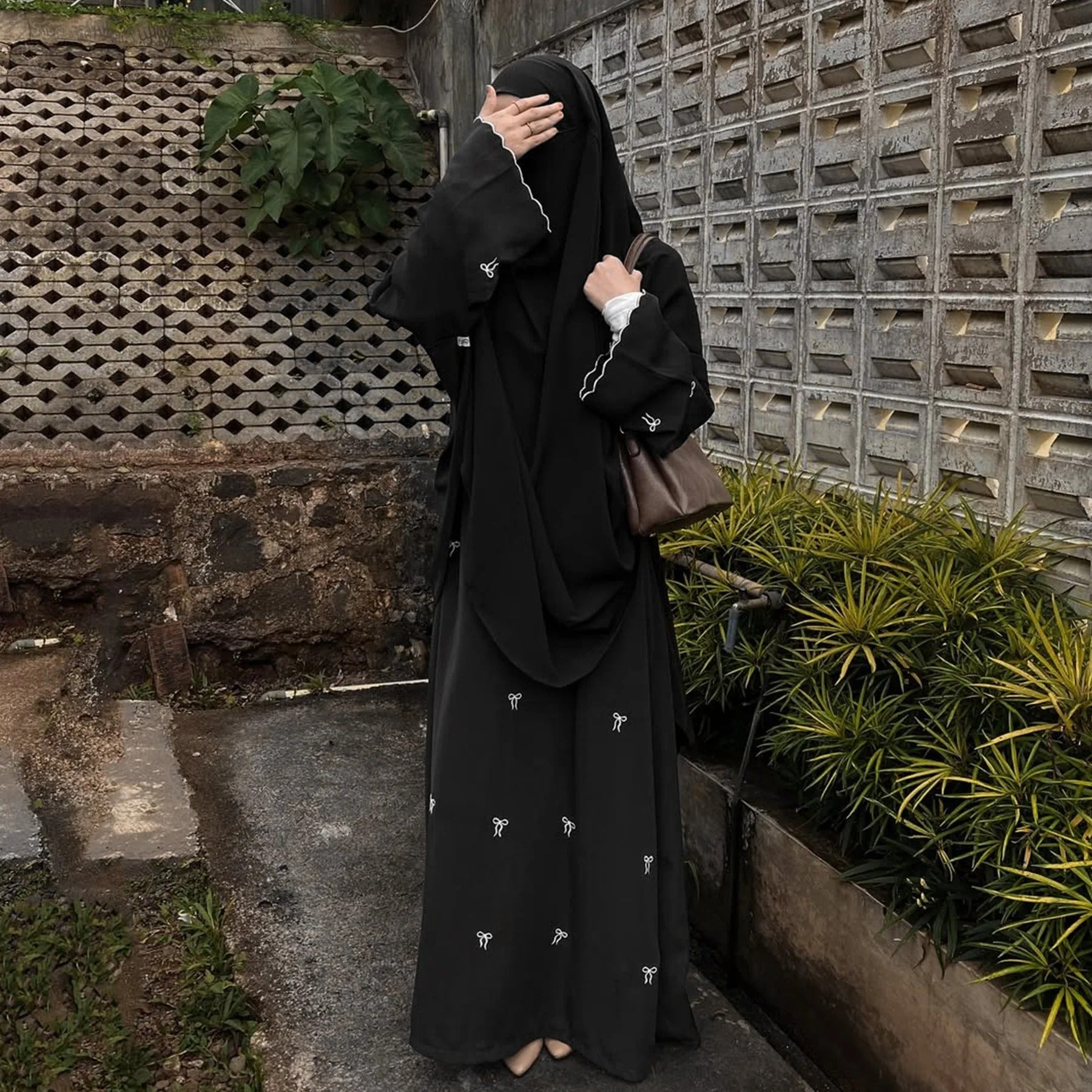 Embroidered  Abaya