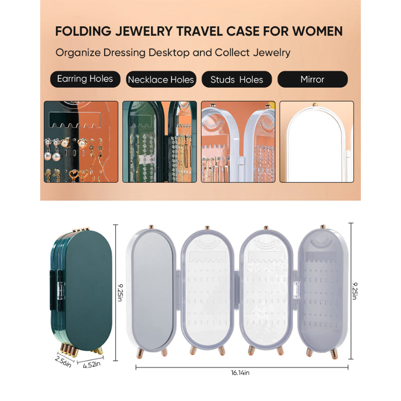 Dustproof Folding Jewelry Storage Box