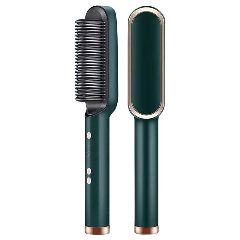 Hair straightener comb