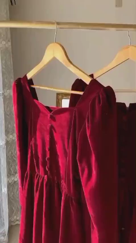 Luxurious Velvet Maxi Frock