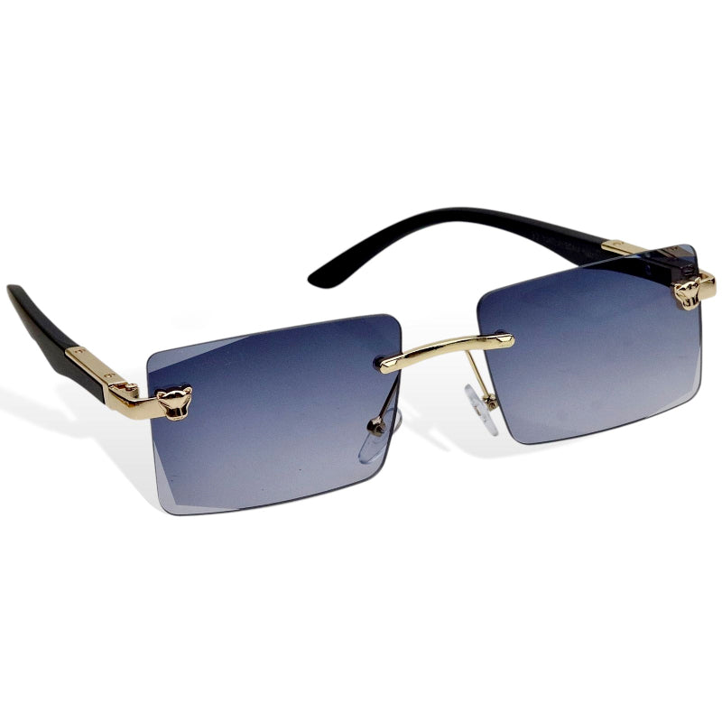Rimless Polarized Scratch-Resistant Sunglasses
